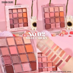 Phấn mắt Sivanna 16 ô Colors My Candy Box Palette HF150